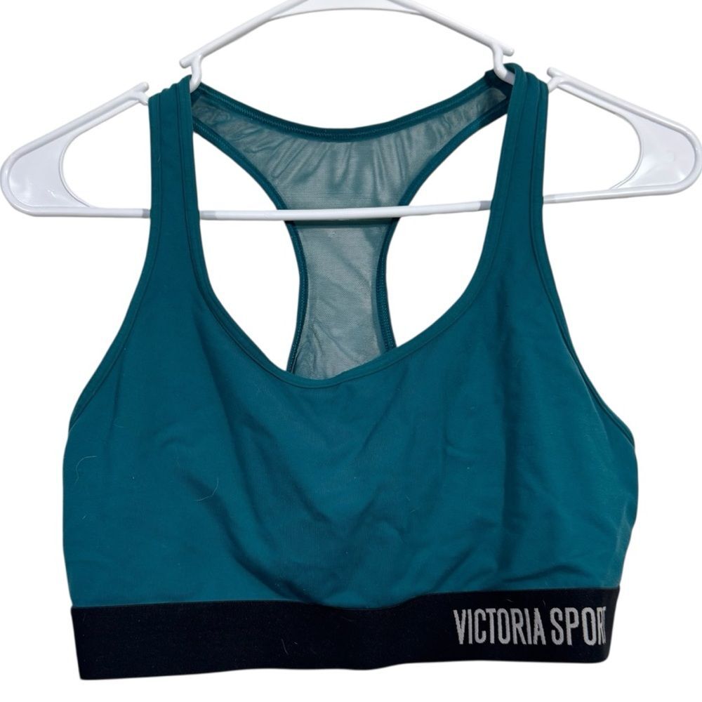 Victoria's Secret Teal Medium Impact Racerback Sports Bra